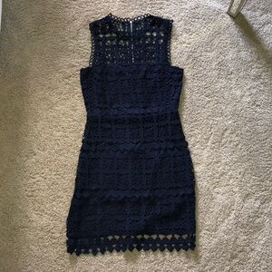 Navy blue lace dress!